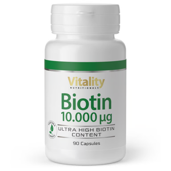 Vitality Nutritionals Biotin 10.000 mcg 90 Capsules Price In Pakistan